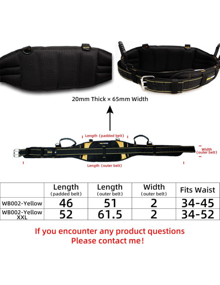 Cinturón de herramientas MELOTOUGH Tradesman Pro acolchado