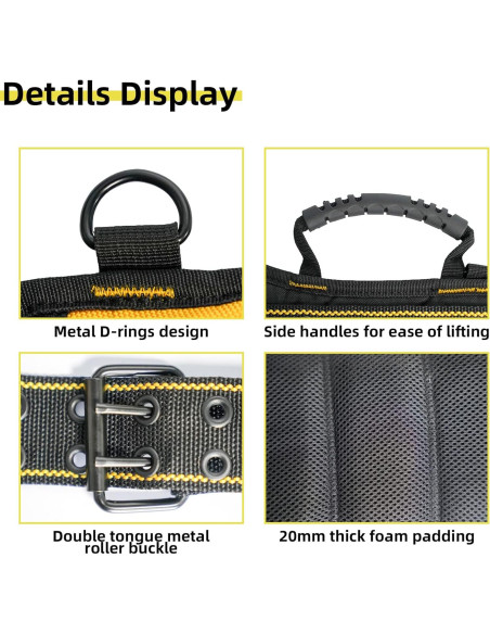 Cinturón de herramientas MELOTOUGH Tradesman Pro acolchado