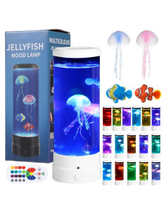 Lámpara Acuario LED Lnrueg 30.99x11.94cm 4 Modos 17 Colores