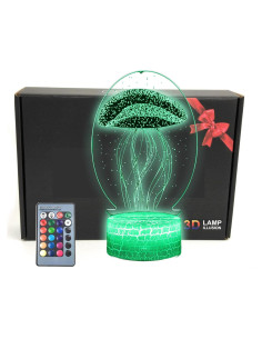 Lámpara 3D Medusa TriPro con 16 Modos de Color