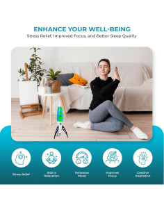 Lámpara de Movimiento Líquido Brewish | Luz Nocturna Azul y Verde 2