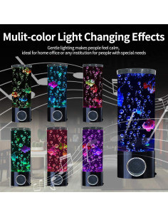 Lámpara de Lava Acuática Vaticas Altavoz Bluetooth LED 10cm 2