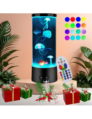 Lámpara de Medusas LEHAHA 16 Colores Control Remoto