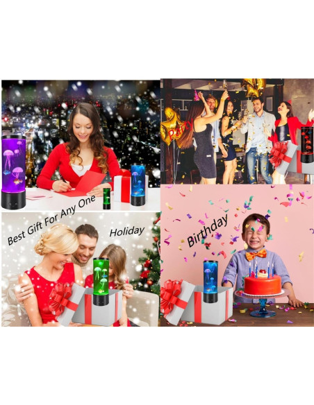 Lámpara de Medusas LEHAHA 16 Colores Control Remoto