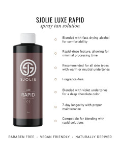 Bronceador en Spray SJOLIE Luxe Ultra - Secado Rápido 240 ml 2