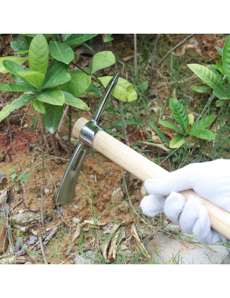 Pico de Jardín GENHAKON 40 cm Acero Inoxidable 2 Pcs