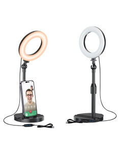 Anillo de Luz Mionondi MN02 con Soporte Telescópico 44 cm