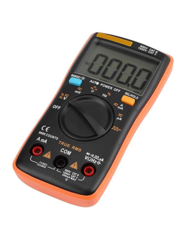 Multímetro Digital Walfront AN8008 True-RMS 269g Pruebas