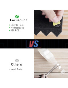 24 Paneles de Espuma Acústica 5.08 cm - Aislante de Sonido 2