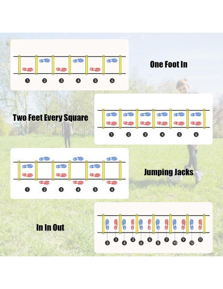 Escalera de Agilidad CHIWALLO 6,10 m + Conos y Cuerda