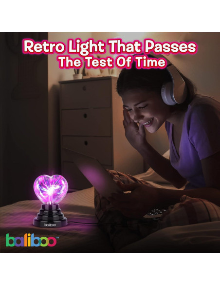 Lámpara de Plasma Corazón BALIBOO 10 cm Táctil USB