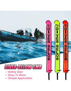 Boya de Marcaje Superficial Pecihiko 1,22 m Alta Visibilidad 2