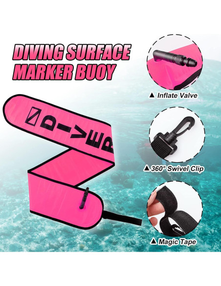 Boya de Marcaje Superficial Pecihiko 1,22 m Alta Visibilidad