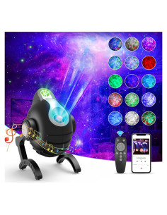 Proyector de Galaxia YONHUIZI ST-2401 con Altavoz Bluetooth