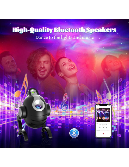 Proyector de Galaxia YONHUIZI ST-2401 con Altavoz Bluetooth