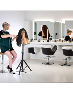 Soporte de Peluca Ajustable Xue Lang 55" Metal Reforzado 2