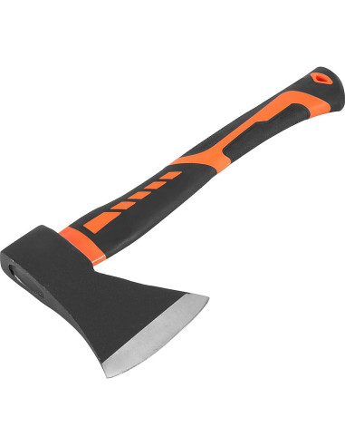 Hacha de Camping HOIGON 38 cm, 2 Piezas, Mango de Fibra de Vidrio