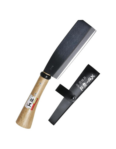 Hacha NATA KAKURI Japonesa 17.78 cm Filo Simple Mango Madera