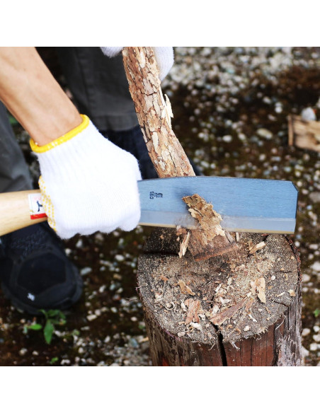 Hacha NATA KAKURI Japonesa 17.78 cm Filo Simple Mango Madera