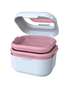 Estuche para Dentaduras BVN Blanco con Espejo y Filtro