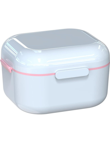 Estuche para Dentaduras BVN Blanco con Espejo y Filtro