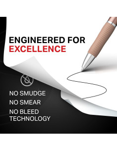 Bolígrafos de Gel Sharpie S-Gel 4 Unidades Metal Champán 2