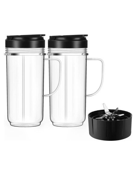 Paquete 2 Tazas 22oz Magic Bullet UBYNID con Cuchilla