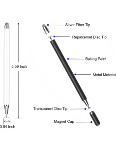 Lápiz Stylus RKItE para Samsung Galaxy Tab A9+ y iPad 2