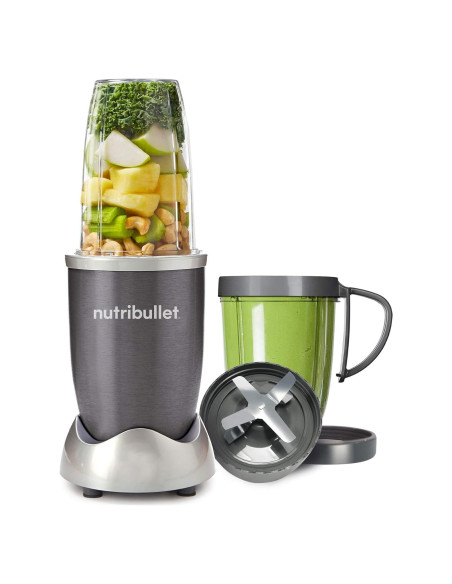 Licuadora NutriBullet 600W 8 Piezas - Gris - NBR0802
