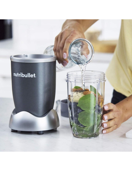 Licuadora NutriBullet 600W 8 Piezas - Gris - NBR0802
