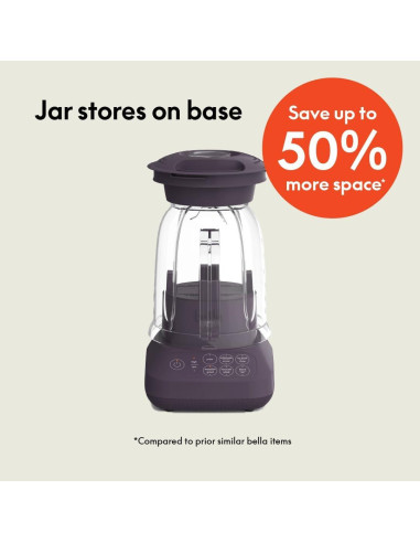 Licuadora BELLA 10 Velocidades 1.42L Acero Inoxidable Ciruela