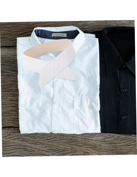 100 Soportes de Cuello de Camisa de Papel HONMEET 41.5x3cm