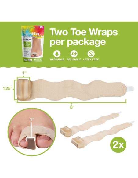 Separadores de Dedos Juanete ZenToes - Alivio Dolor Unisex