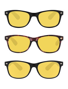 Gafas de Conducir de Noche Yogo Vision - Paquete de 3 Unisex 2
