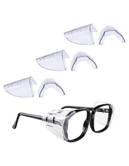 Protectores Laterales para Gafas Korty 3 Pares TPU Flexibles