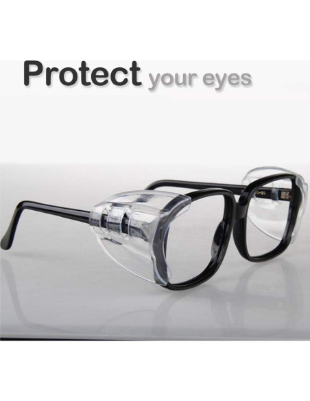 Protectores Laterales para Gafas Korty 3 Pares TPU Flexibles