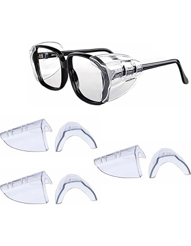 Protectores Laterales para Gafas Korty 3 Pares TPU Flexibles