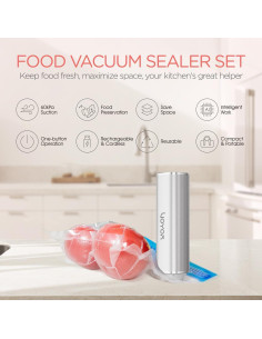 Sellador de Vacío VOYOR VS210 Portátil con 5 Bolsas 2