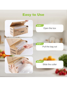 Bolsas de Sellado al Vacío Bonsenkitchen 11" x 45.7m con Cortador 2