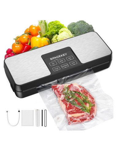 Máquina Selladora al Vacío Spacekey VS8861 110W Plata