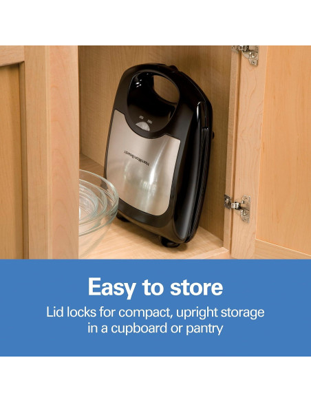 Waffle Maker Hamilton Beach 26020 Antiadherente 4 Mini Waffles