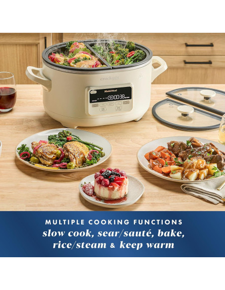 Crock-Pot Multicooker 8 Cuartos Programable y Horno Crock-Pot Multicooker 8 Cuartos Programable y Horno