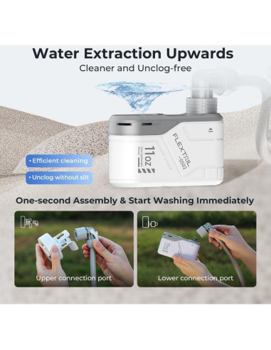 Ducha Portátil FLEXTAILGEAR MAX Recargable para Camping