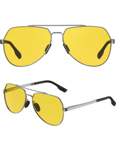 Gafas de sol LUENX Aviador Polarizadas UV400 Amarillo 2