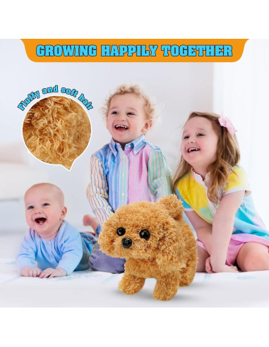 Peluche Perro Interactivo KSABVAIA - Camina y Ladra