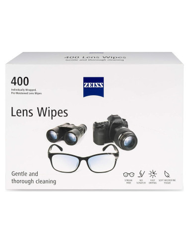 Toallitas de Alcohol ZEISS 400 Unidades para Gafas