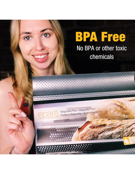 Sartén para Baguette Eparé 38x33 cm Antiadherente