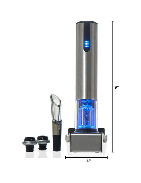 Abridor y conservador de vino eléctrico Wine Enthusiast 2 en 1