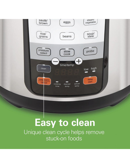Olla de presión eléctrica Hamilton Beach 6 en 1 5.68L