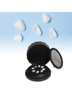 Caja de Almacenamiento Dental ZJchao Redonda Reutilizable 2